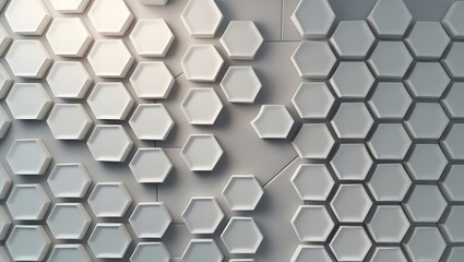 Fototapeta premium Abstract Hexagon Pattern Modern Geometric Background Texture