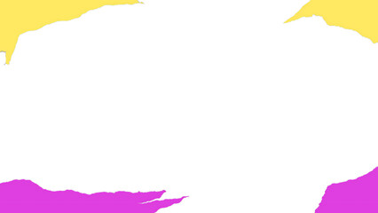 frame made of colorful splashes