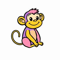 Fototapeta premium Vector Minimalist Geometric SVG Icon Set with Abstract Shapes and Flat Design Style in Bright Colors