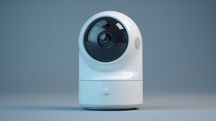 3D model of a smart baby monitor camera with speaker