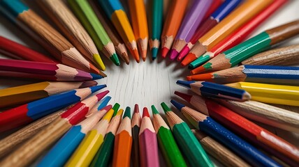 Vibrant Geometric Shapes in a Clean Modern Composition on Neutral Backdrop