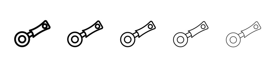 bottle opener icon thin line outline set or collection