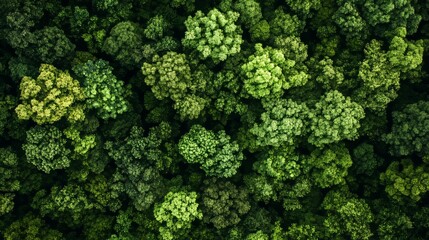 Eco-friendly green forest background template for nature conservation ideas