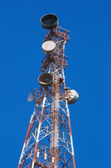 indian microwave telecommunication tower india 
