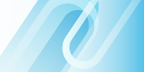 Abstract blue and white diagonal geometric shape background. Simple graphic element. Modern banner template design with space for your text. Suit for brochure, business, flyer, website, presentation