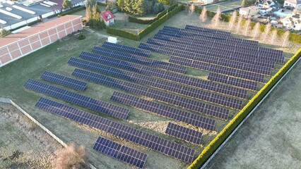 Green energy production with solar panels