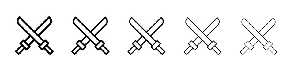 Xifos icon thin line outline set or collection