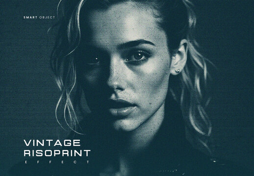 Vintage Risoprint Effect