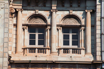 indian palace fort mansion window India 
