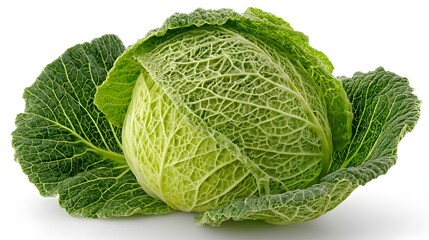 Fototapeta premium cabbage isolated on white background