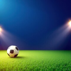 Fototapeta premium copy space for text background football concept vector 2d flat