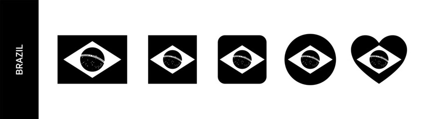Black flag of Brazil