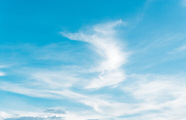 Blue sky with clouds in the background