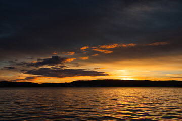 Sonnenuntergang am See