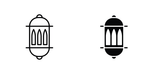 Arabic Lamp icon Simple vector illustration for graphic and web design.