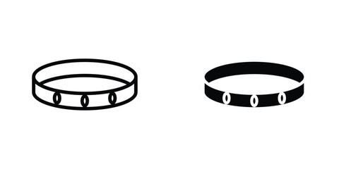 Bracelet icon Simple vector illustration for graphic and web design.