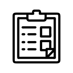 Checklist task management clipboard to do list planning project management survey document form 90