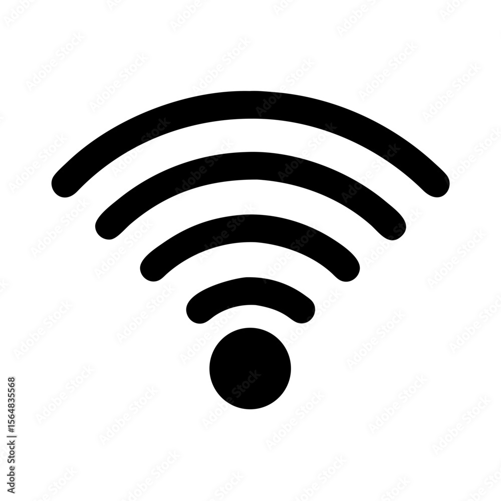 Poster wireless wifi signal connection internet network technology hotspot communication access point icon