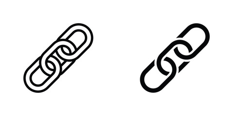 Chain icon Simple vector illustration for graphic and web design.