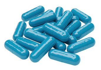 A row of silver and gray cars parked in a line isolated on transparent background