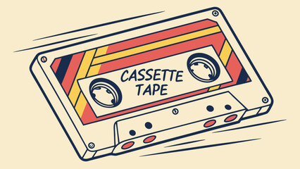 Old School Audio Cassette Tape