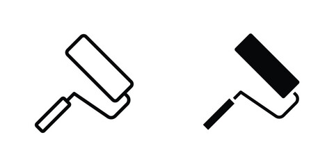 Paint roller icon Simple vector illustration for graphic and web design.