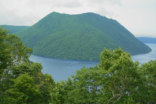 Lake Mashu from Ura-Mashu Observatory