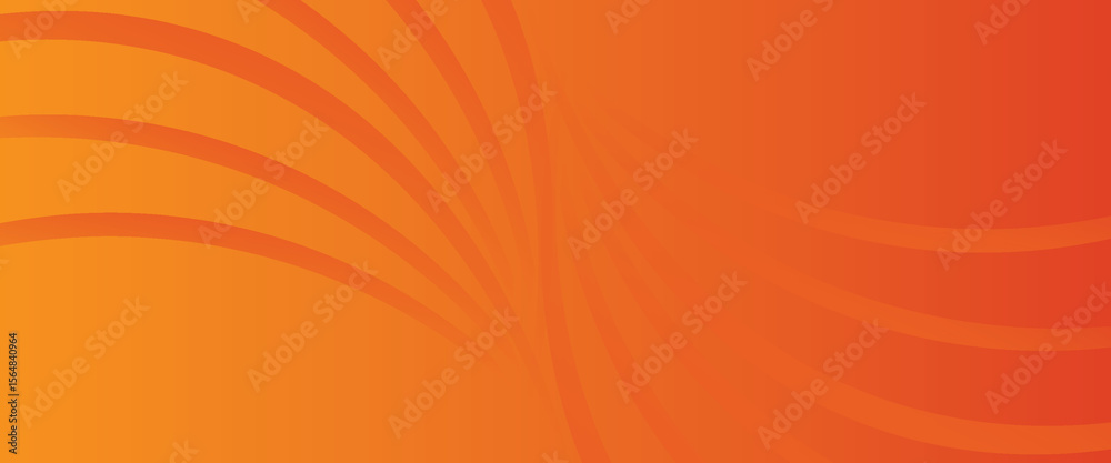 Poster modern orange abstract background with flowing wave lines. dynamic wave. smooth curve lines design e