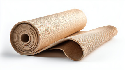 Enhance Your Practice with a Versatile Beige Neoprene Yoga Mat: Alignment Guides and Durability Features