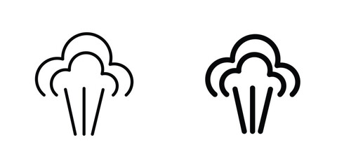 Steam icon Simple vector illustration for graphic and web design.