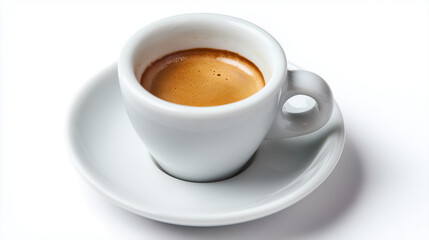Fototapeta premium Savor Intense Aromas In Stylish Espresso Shot Cup Crafted For Exceptional Daily Coffee Moments Anywhere
