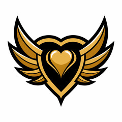Obraz premium heart and wings