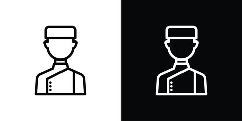 Concierge icon Logo. Vector Illustration. EPS Illustration.