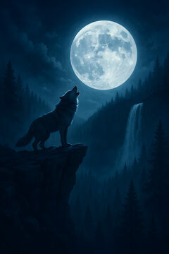 Howling Wolf Night Images – Browse 71,434 Stock Photos