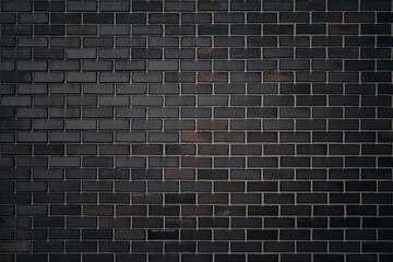 Dark Gray Brick Wall Texture Background Seamless Pattern for Design Projects