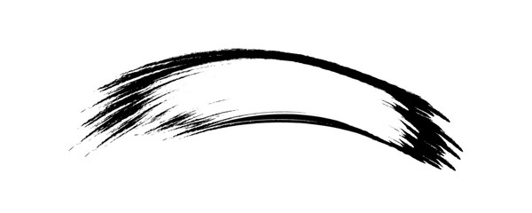 Brush strokes templates, vector grunge paintbrush