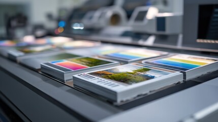 Modern Creative Design Studio Interior with Teamwork and Technology Concept