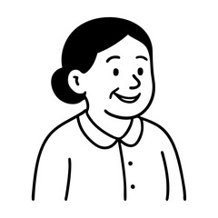 Obraz premium doodle character vector illustration