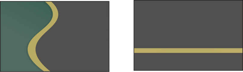 The Illustration of Business card template