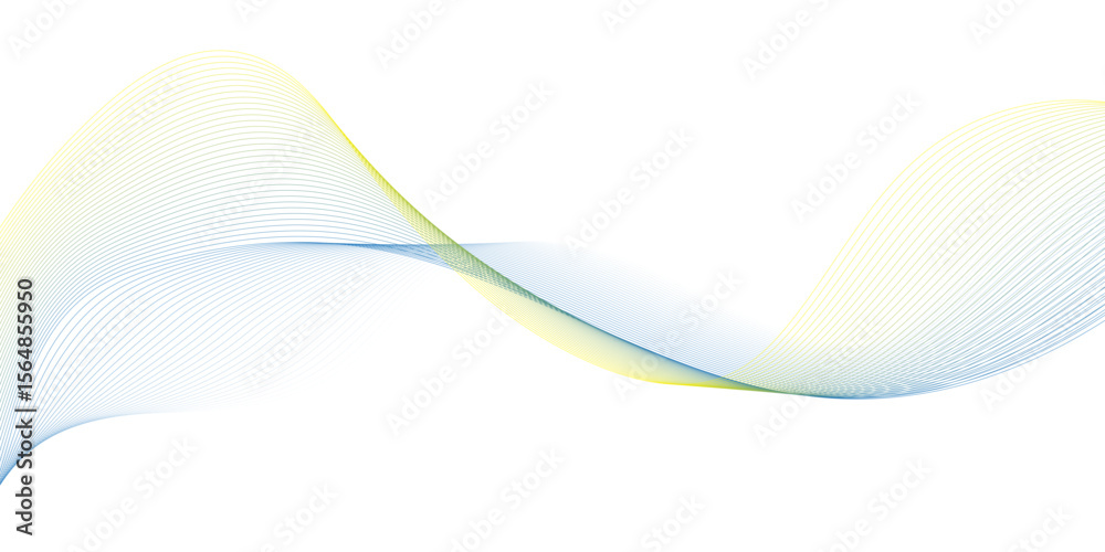 Fototapete a colorfull webline and valleys is featured in an abstract background illustration
