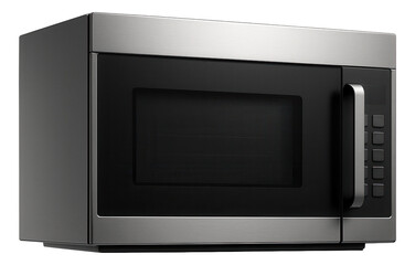 Built-in microwave with a compact design for a studio apartment, offering essential functionality.