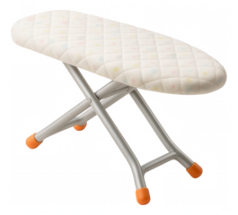 Child-sized ironing board for role-play and child safety in a family home