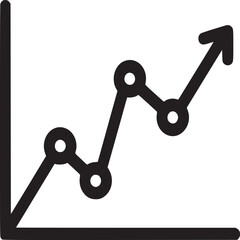 Understanding stock market trends: a visual guide to analyzing growth and investment opportunities today on transparent background