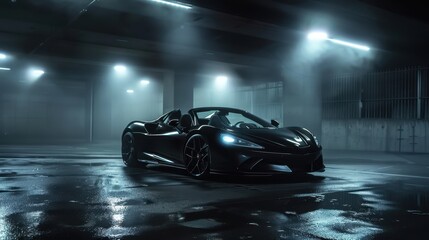 Modern Car Design with Sleek Body and Automotive Detail