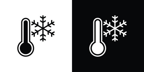 Cold icon illustration doodle. Flat illustration vector set