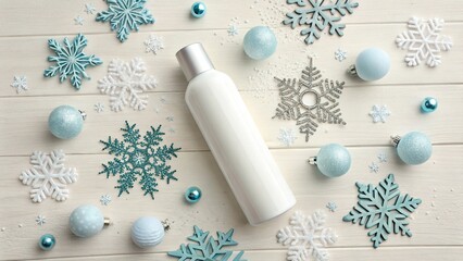 Winter Wonderland: Product Nestled Among Snowflakes