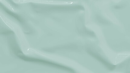 Generative AI, High-Gloss Light Mint Plastic Film Texture
