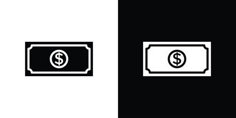 Money icon illustration doodle. Flat illustration vector set