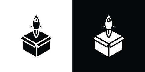 Product release icon illustration doodle. Flat illustration vector set