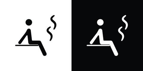 Sauna icon illustration doodle. Flat illustration vector set